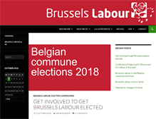 Tablet Screenshot of brusselslabour.eu